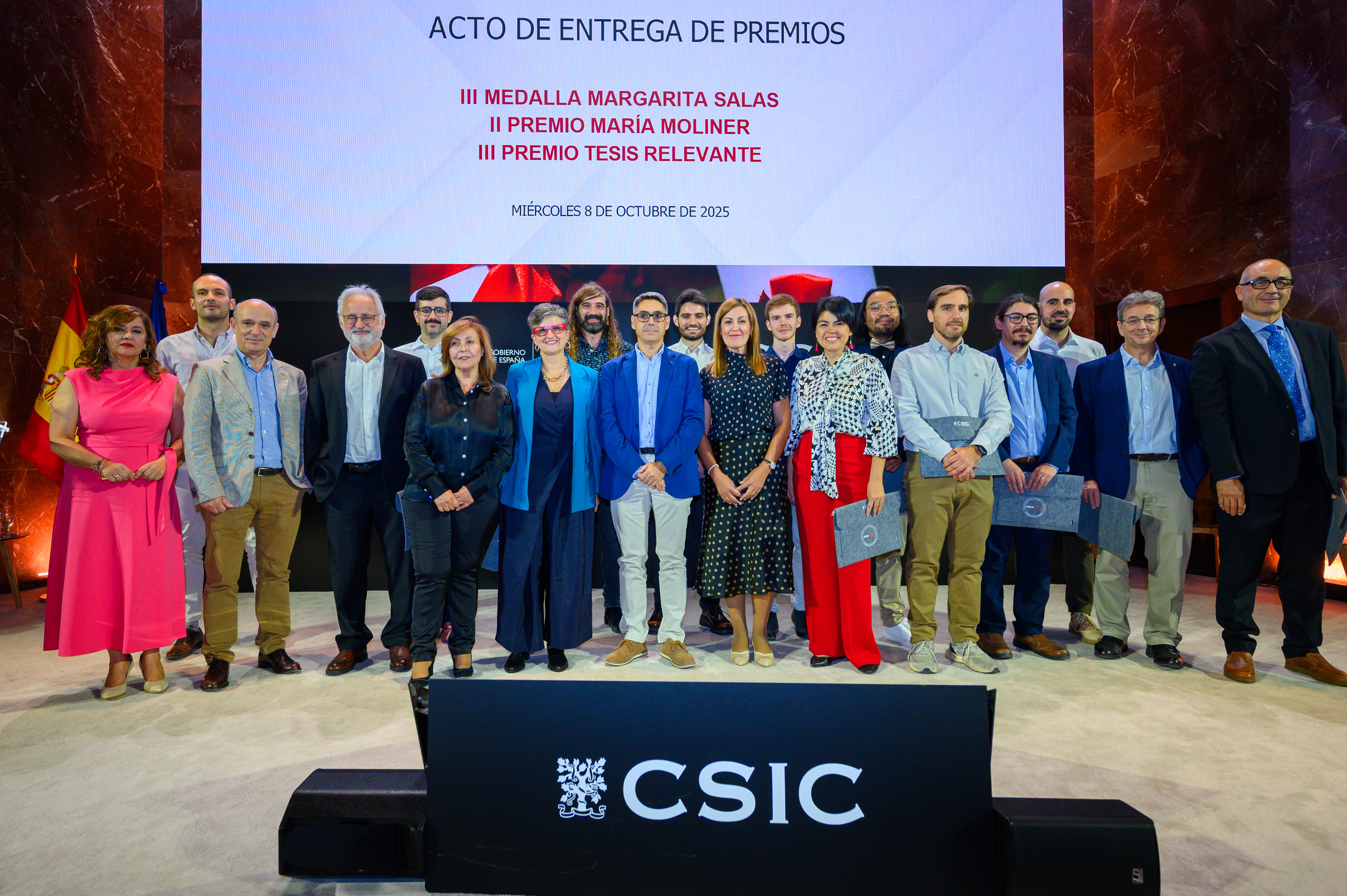Foto de las personas premiadas/ César Hernández (CSIC)
