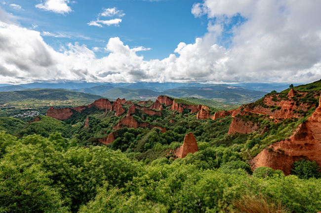 Vista de Las Médulas. Fuente: Brais X. Currás et al. 