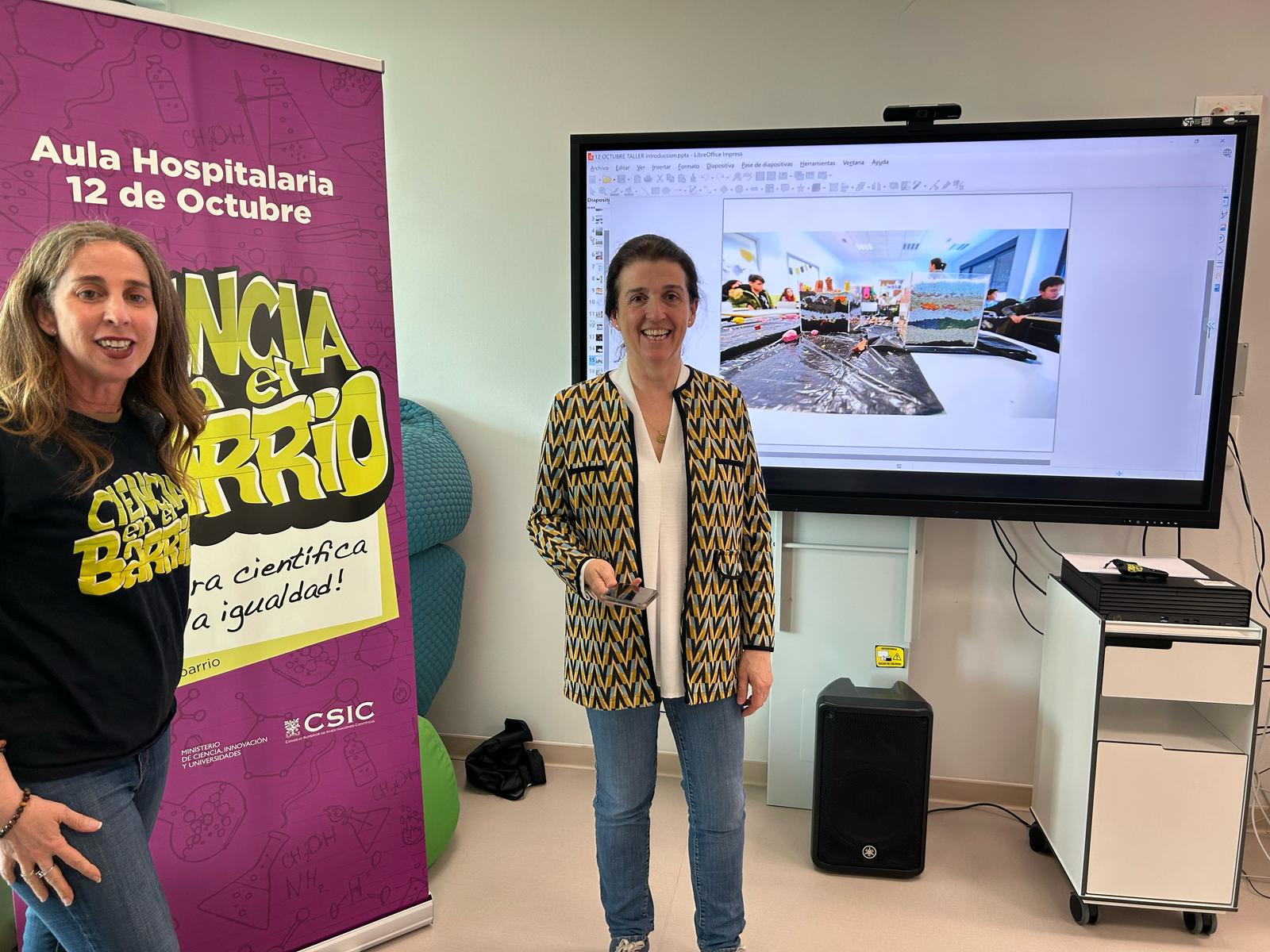 El Instituto de Historia imparte un taller de arqueología en el Hospital 12 de Octubre, dirigido a jóvenes hospitalizados dentro del programa Ciencia en el Barrio