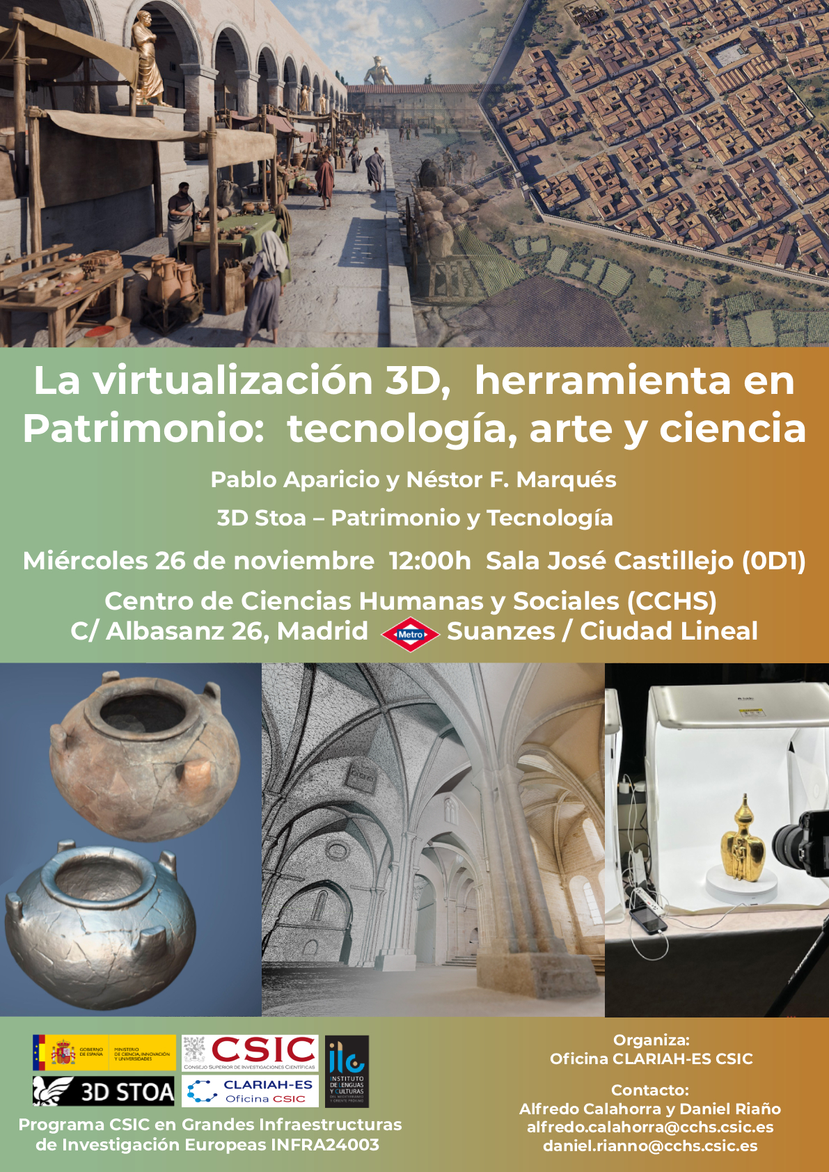 La virtualización 3D, herramienta en Patrimonio: tecnología, arte y ciencia