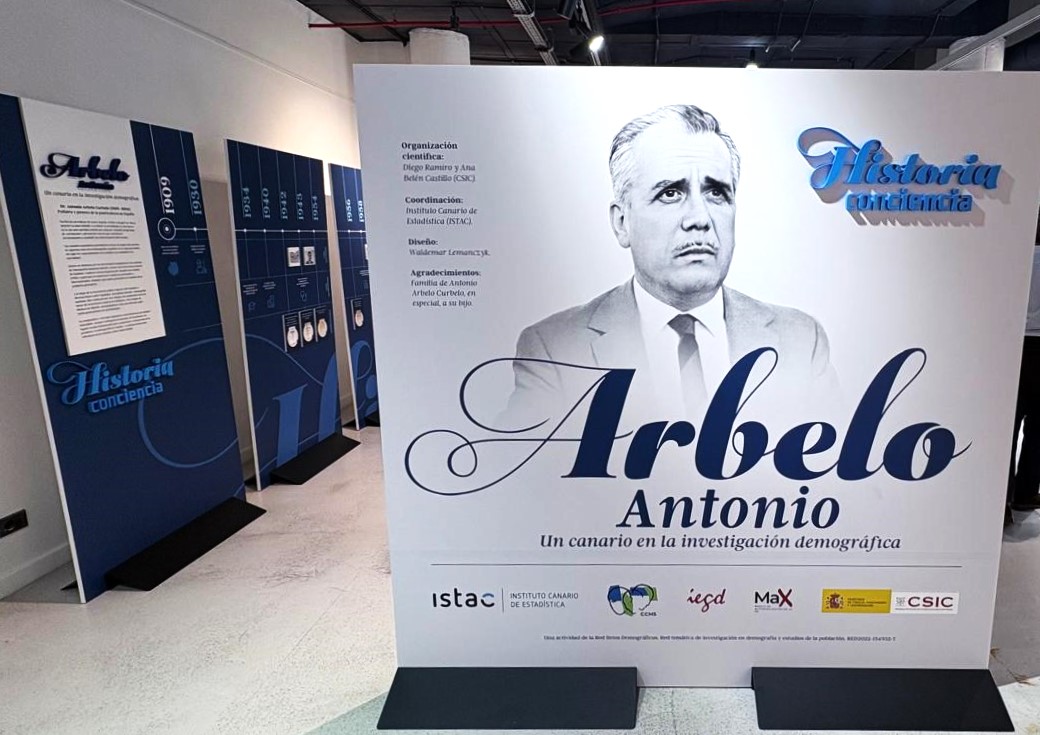  El CSIC y el ISTAC reivindican el legado del demógrafo Antonio Arbelo en una exposición inaugurada en Las Palmas