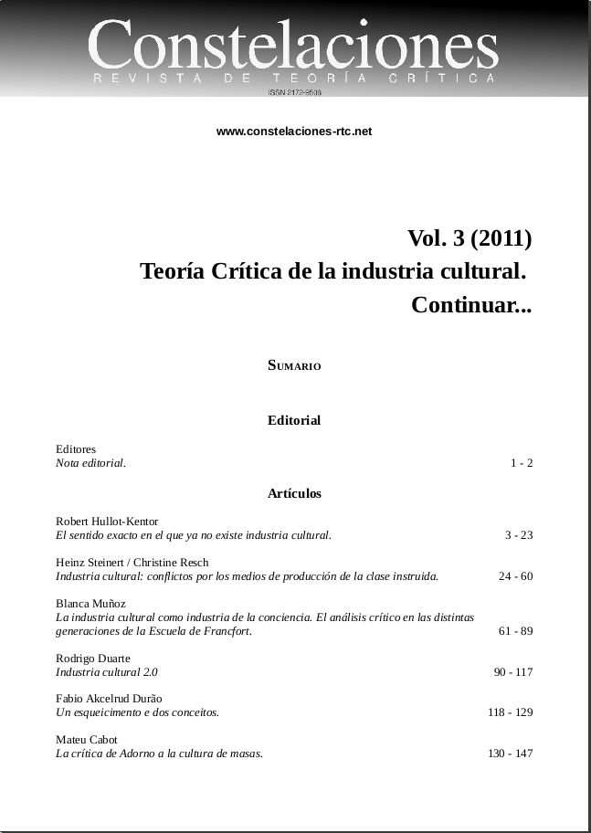 Portada de la revista