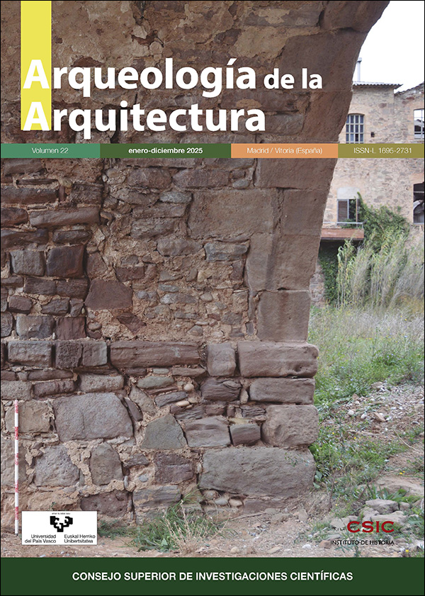 La revista "Arqueología de la Arquitectura" publica el nº 22 de 2025