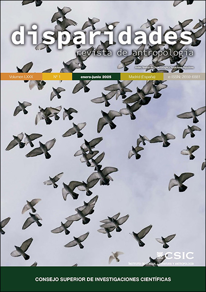  Disparidades. Revista de Antropología acaba de publicar su último número.