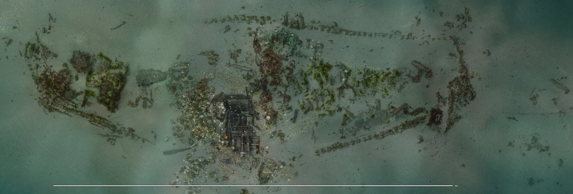 Yacimiento de pecio Ribadeo I (Galeón San Giacomo di Galizia, 1597) Brandon Mason (MALtd), Proyecto ForSEAdiscovery-CSIC /Xunta de Galicia