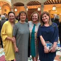 Ángela Nieto, Mercedes García-Arenal, Rosa Menéndez, presidenta del CSIC y Susana Marcos