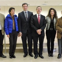 fotografía de doctorado con tribunal