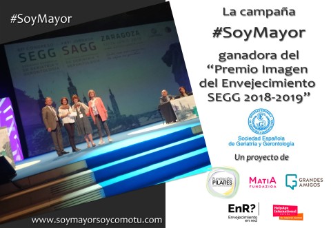 Entrega del premio en el congreso de la SEGG 2018-2019