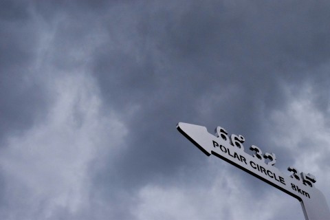 Primer premio: ‘66º32´55"’, una imagen tomada en la ciudad finlandesa de Rovaniemi.