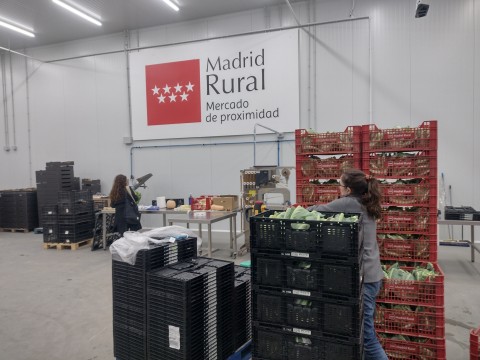 centro de acopio Madrid Rural