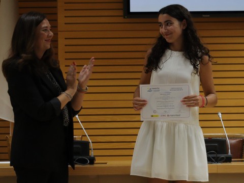 En nombre de la Fundación Pfizer intervino su Directora, Mª Ángeles Hidalgo