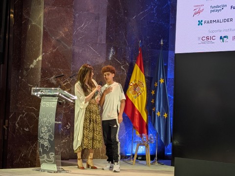 Los alumnos y alumnas pudieron contar sus experiencias durante las prácticas en el auditorio