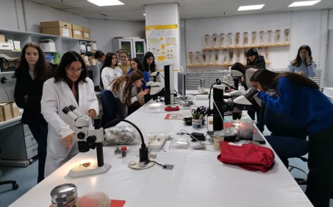 Visita al Laboratorio de Arqueobiología
