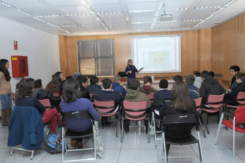 Esther Pérez Asensio en la presentación inicial