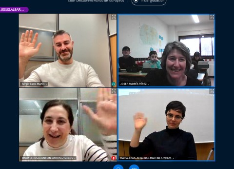 Taller "Descubre el mundo de los papiros"