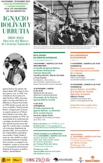 Conferencia "El exilio mexicano de Ignacio Bolívar: su dirección de la revista Ciencia"