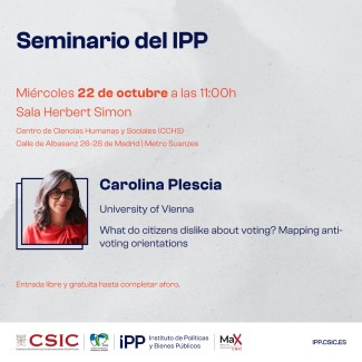 Seminario del IPP con Carolina Plescia
