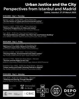Urban Justice and the City. Perspectives from Istanbul and Madrid