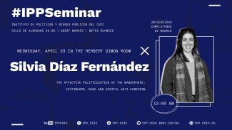 Cartel del seminario IPP con Silvia Díaz Fernández