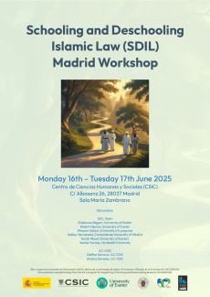 Schooling and Deschooling Islamic Law (SDIL). Madrid Workshop