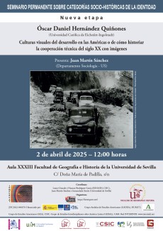 Seminario SEMPERCAT "Culturas visuales del desarrollo en las Américas o de cómo historiar la cooperación técnica del siglo XX con imágenes"
