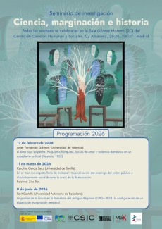 Seminarios de investigación "Ciencia, marginación e historia"