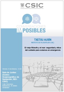 Conversaciones imposibles: "El viejo filósofo y el mar: seguridad y ética del cuidado para océanos en emergencia"