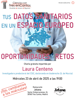 Charla "Tus datos sanitarios en un espacio europeo"