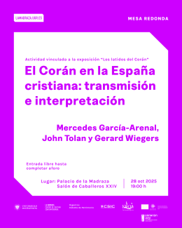 Mesa Redonda "El Corán en la España cristiana: transmisión e interpretación"