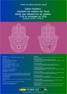 Curso de especialización online: "Judeo-Islámica: Judaísmo en tierras del Islam desde una perspectiva de género"