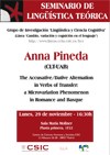Seminario de Lingüística Teórica LyCC: "The accusative / Dative alternation in verbs of transfer: a microvariation phenomenon in Romance and Basque"