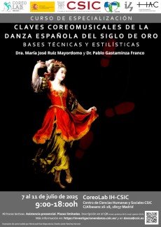 Cartel Claves coreomusicales de la Danza Española del Siglo de Oro