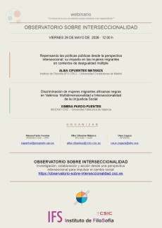Webinario: "Observatorio sobre interseccionalidad"
