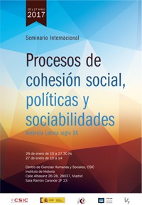 Seminario Internacional "Procesos de cohesión social, políticas y sociabilidades. América latina siglo XX"