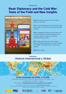 Seminario «Historia Internacional y Global»: "Book Diplomacy and the Cold War: State of the Field and New Insights"