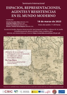 Seminario «Espacios, representaciones, agentes y resistencias en el mundo moderno»