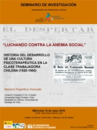 Seminario de investigación: "Luchando contra la anemia social"